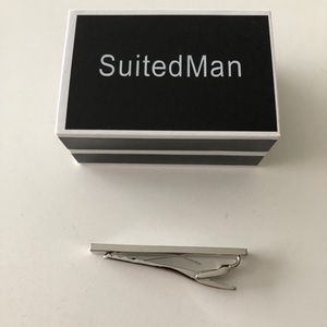 Silver 2.5 Inch Tie Clip